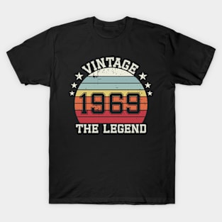 Vintage 1969 Original, Born in 1969 the legend gift T-Shirt